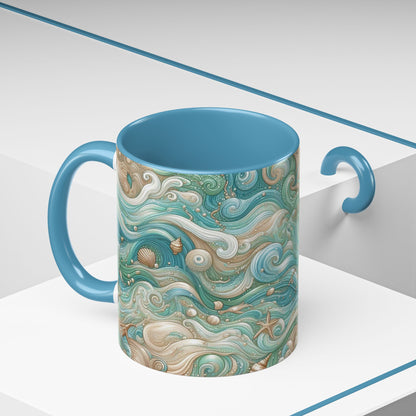 3D Ocean Beauty | Accent Coffee Mug (11oz)