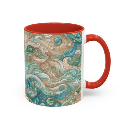 3D Ocean Beauty | Accent Coffee Mug (11oz)