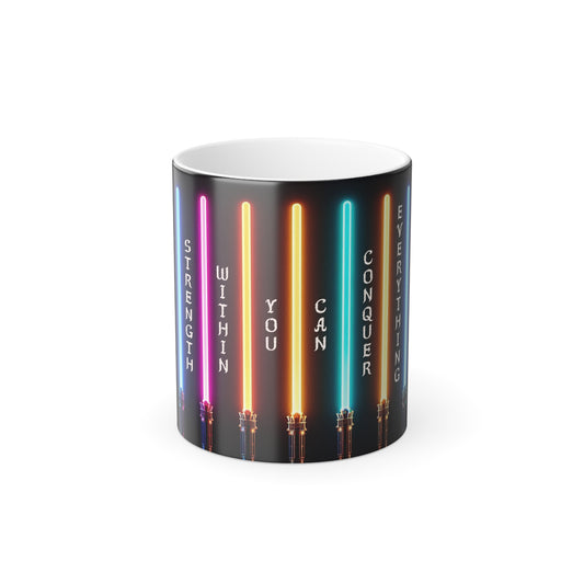 Strength Within You Can Conquer Everything | Color Morphing Mug, 11oz