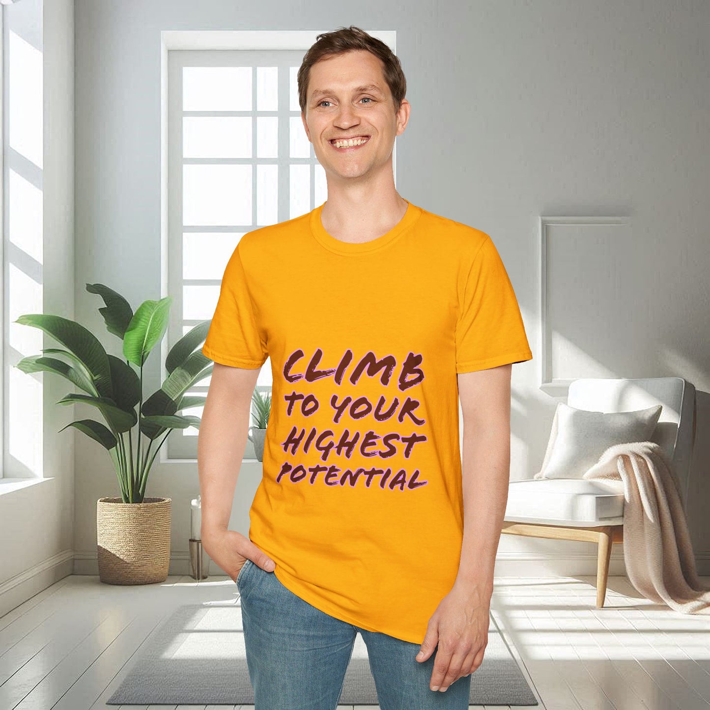 Climb To Your Highest Potential | Unisex Soft T-shirt