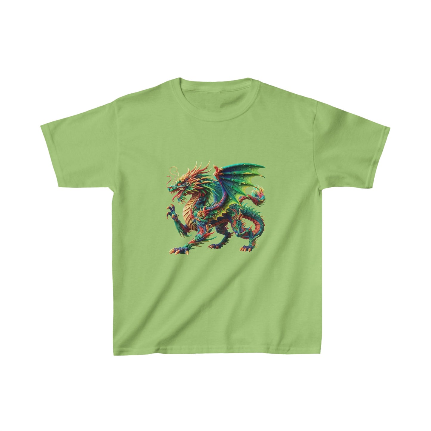 Dragon Flying | Kids Heavy Cotton™ Tee