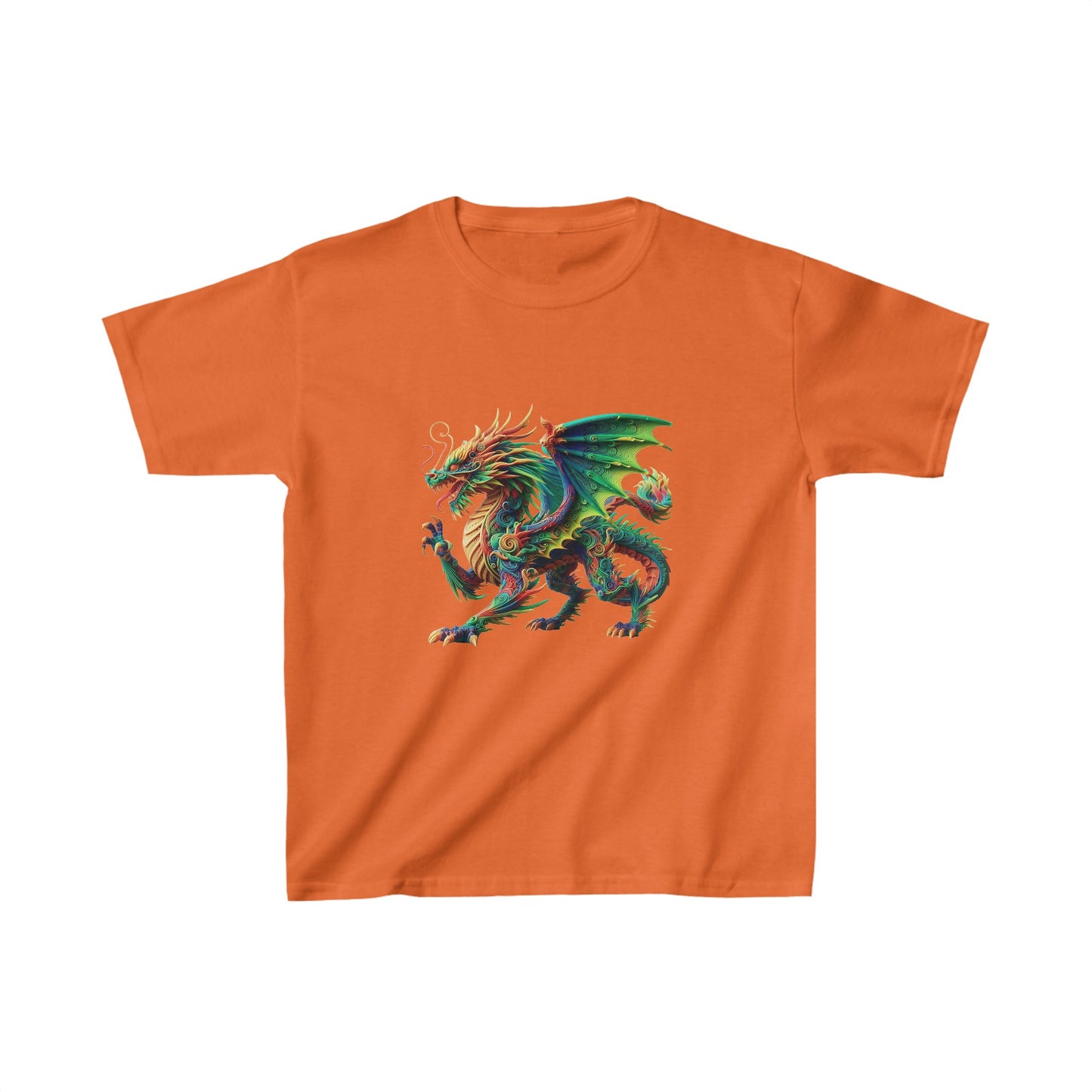 Dragon Flying | Kids Heavy Cotton™ Tee