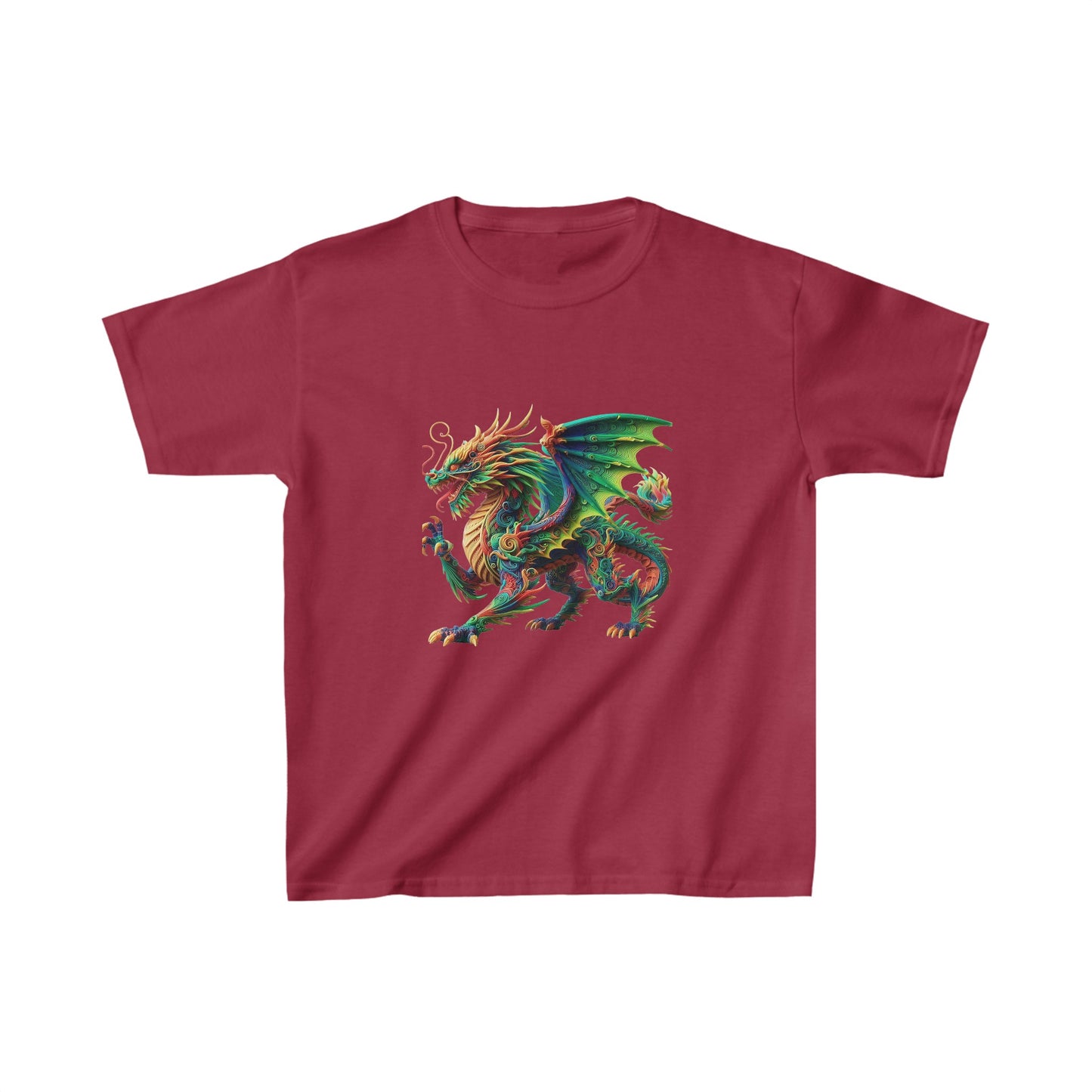 Dragon Flying | Kids Heavy Cotton™ Tee