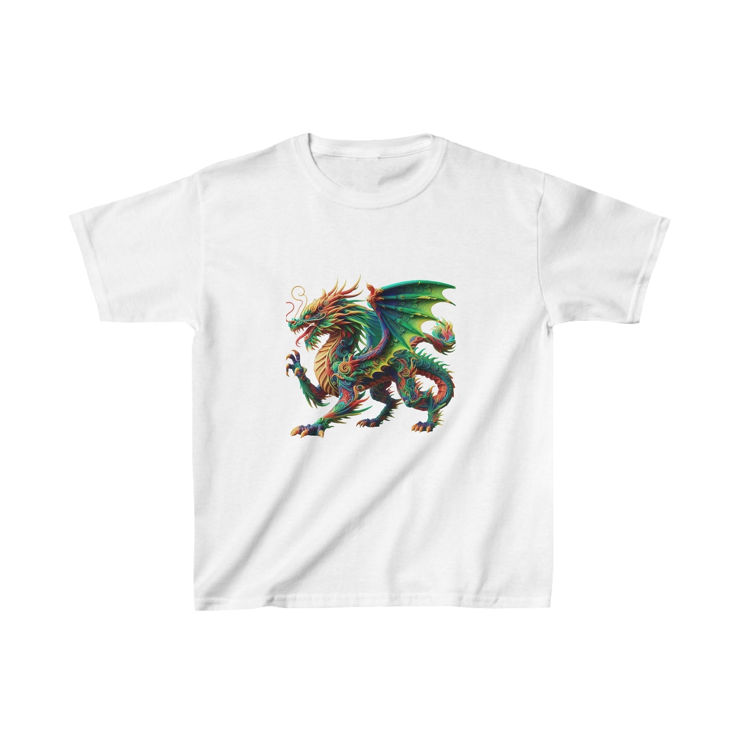 Dragon Flying | Kids Heavy Cotton™ Tee