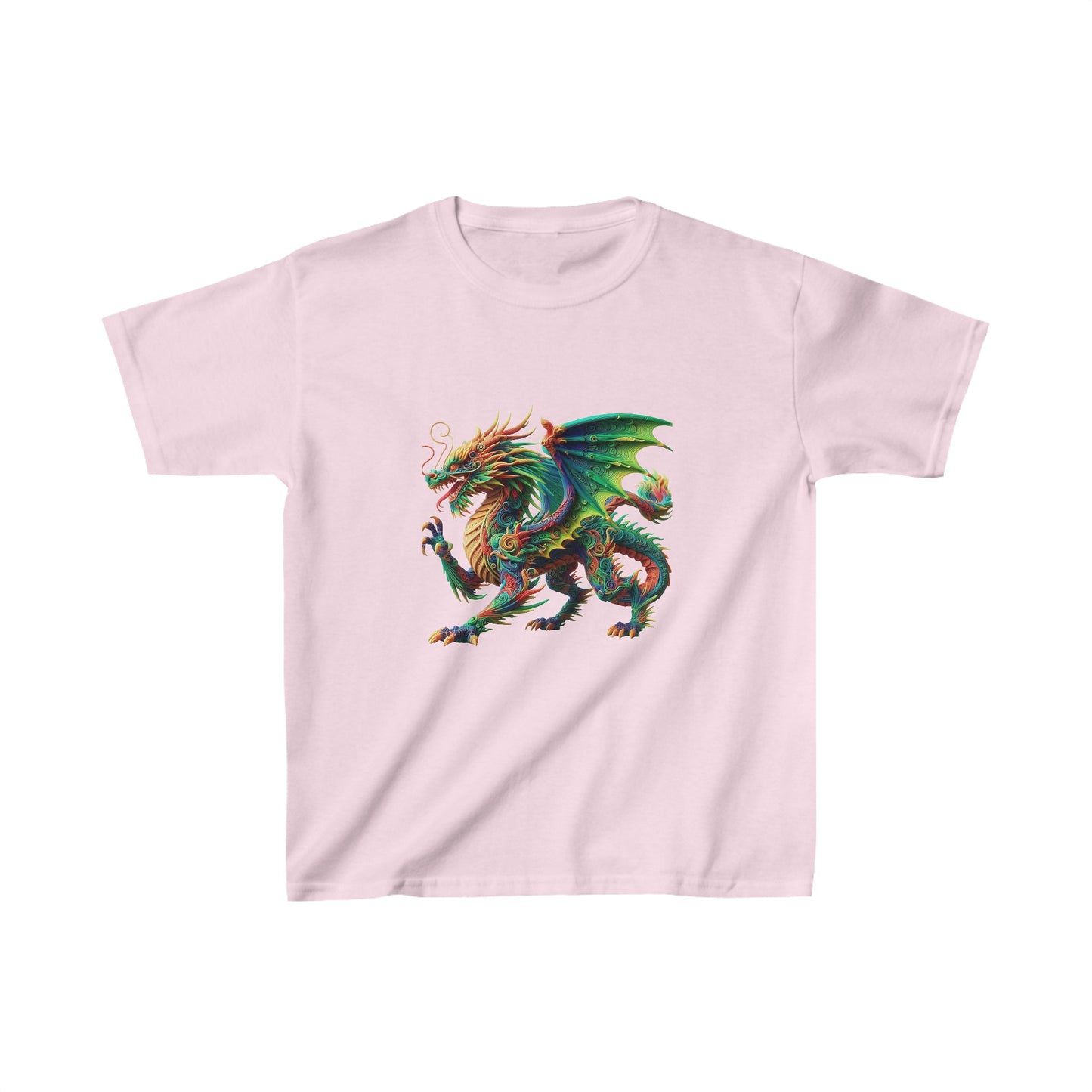 Dragon Flying | Kids Heavy Cotton™ Tee