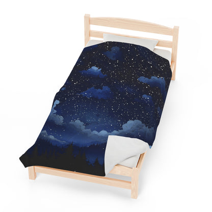 Stay Night | Velveteen Plush Blanket