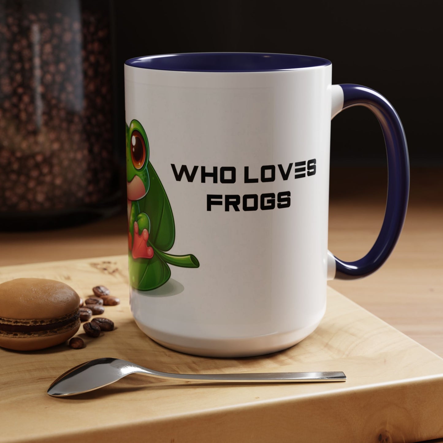 Just A Girl Who Loves Frogs | Accent Coffee Mug (11, 15oz)