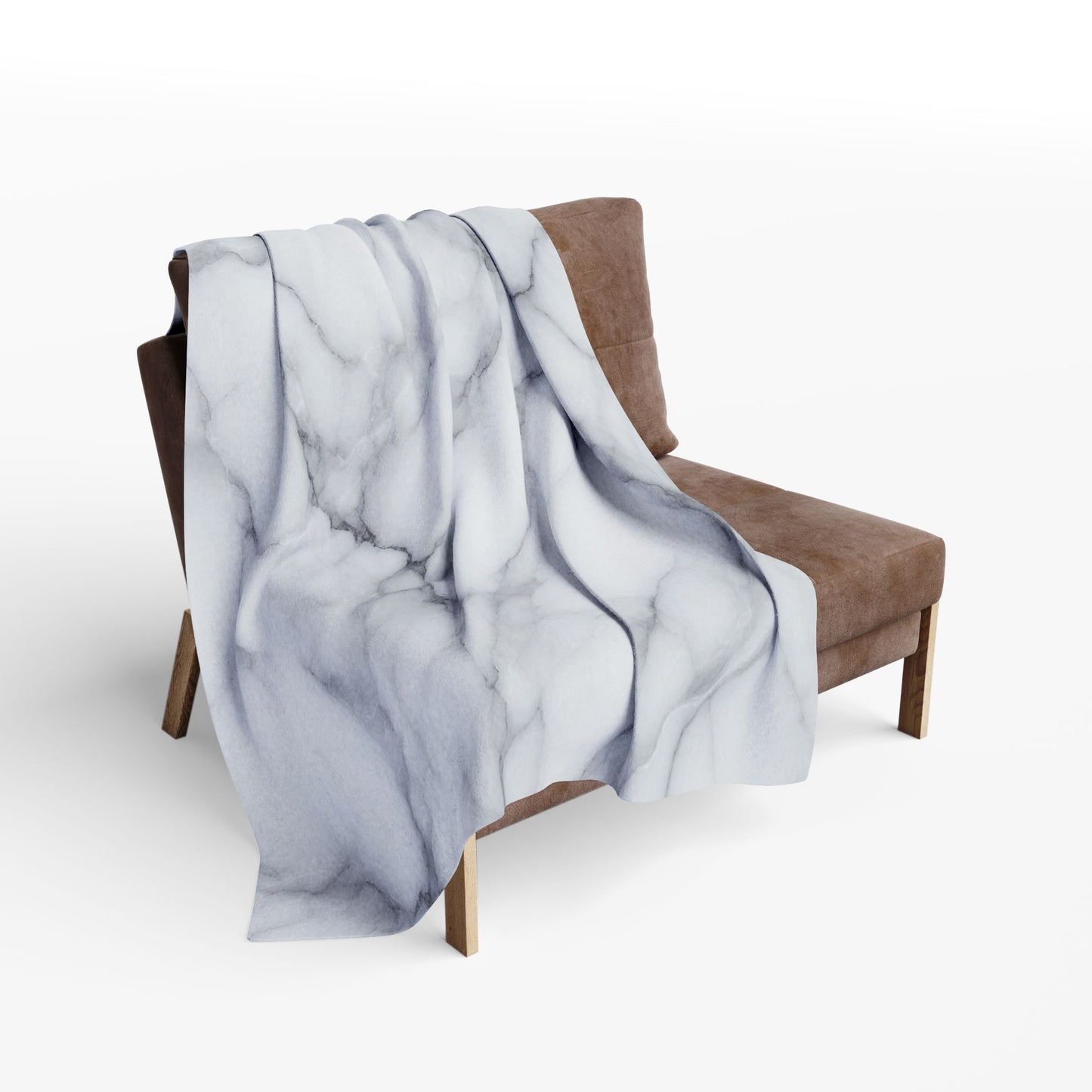 White Marble Pattern | Arctic Fleece Blanket