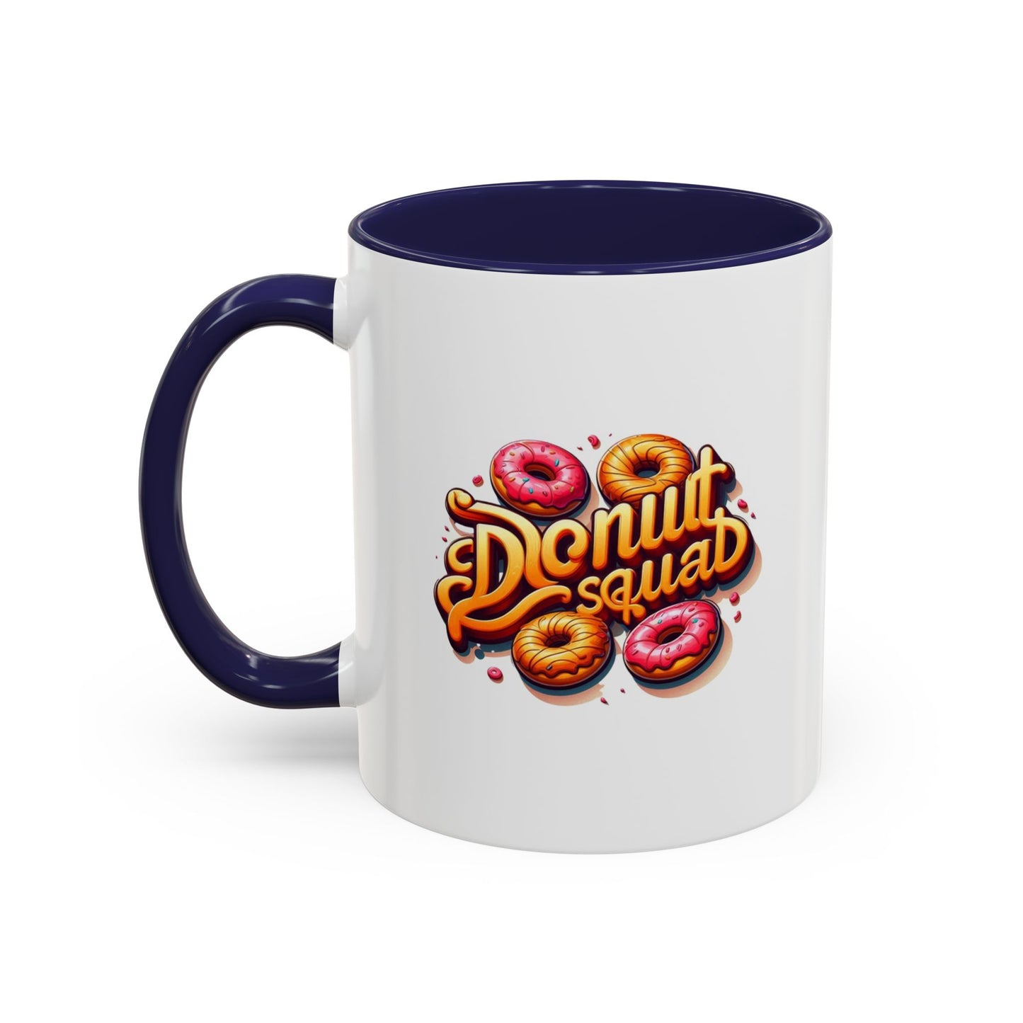 Taza de café con acento de Donut Squad (11 oz y 15 oz)