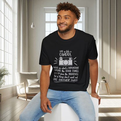 Cita positiva sobre la vida | Camiseta unisex suave