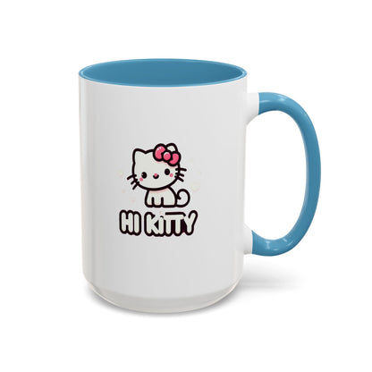 Taza de café con acento de Hi Kitty (11 oz y 15 oz)