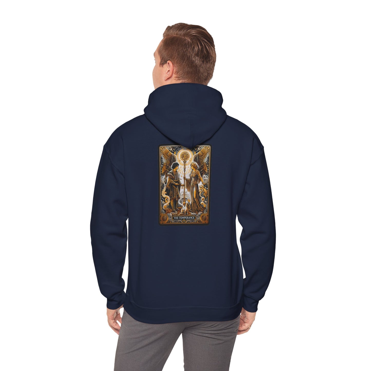 The Temperance | Tarot Card | Unisex Heavy Blend™ Hooded Sweatshirt