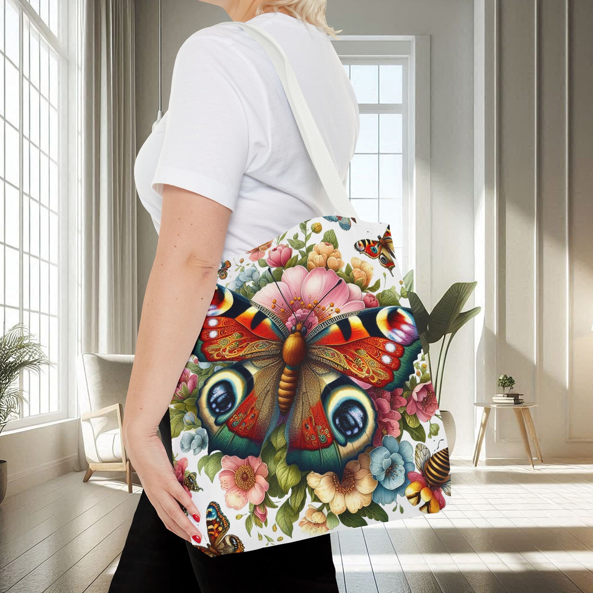 Butterfly On A Flower | Tote Bag