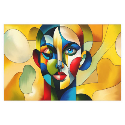 Modern Art | Indoor and Outdoor Silk Poster