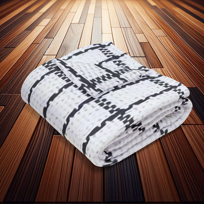 Graph Check Pattern | Arctic Fleece Blanket