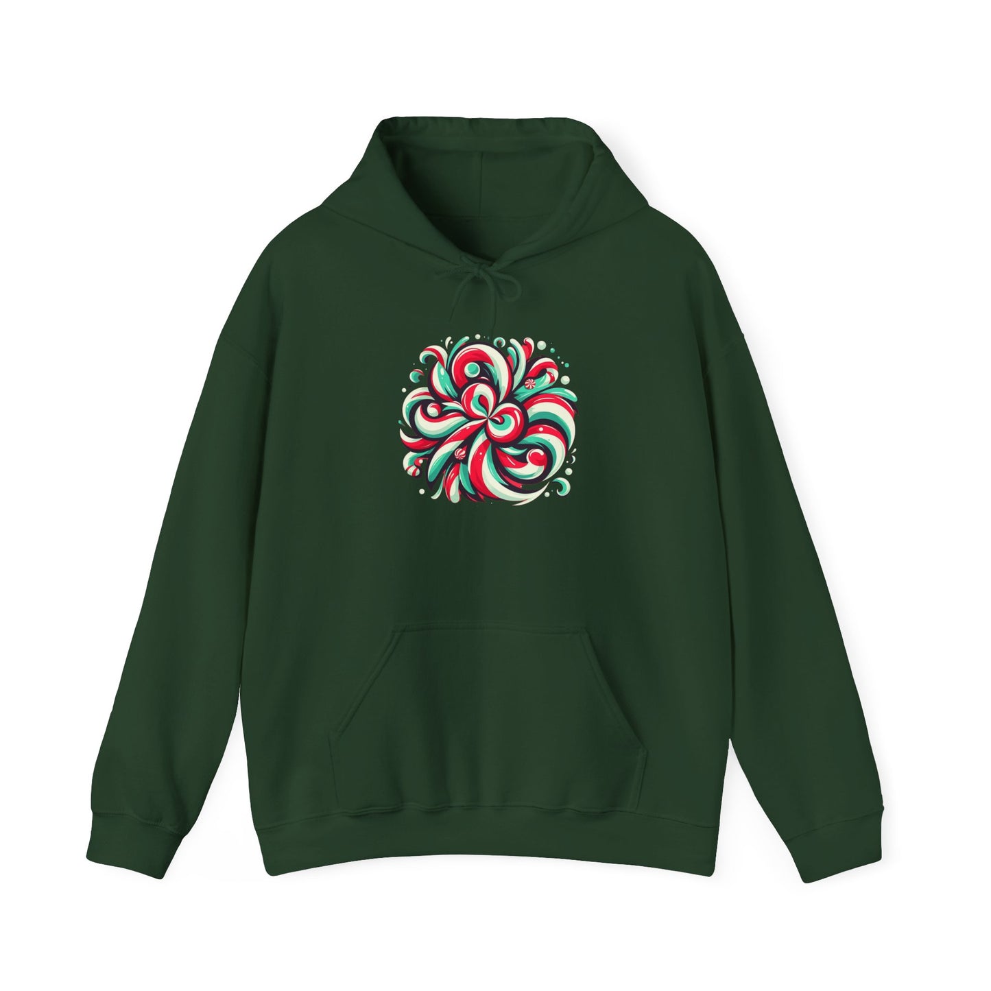 Peppermint Swirl | Unisex Heavy Blend™ Hooded Sweatshirt