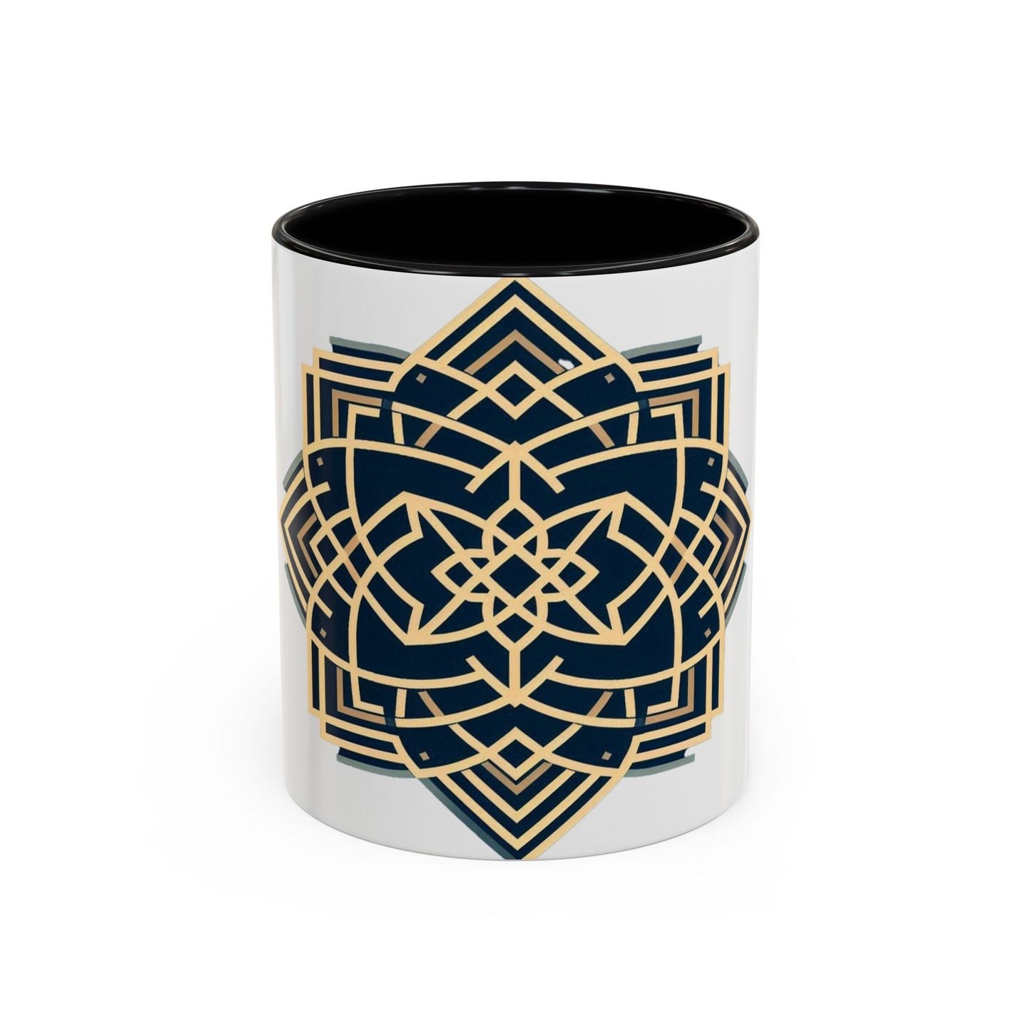 Royal Geometric Pattern | Accent Coffee Mug (11, 15oz)