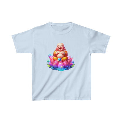 Camiseta de algodón pesado para niños Laughing Buddha