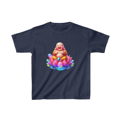 Camiseta de algodón pesado para niños Laughing Buddha