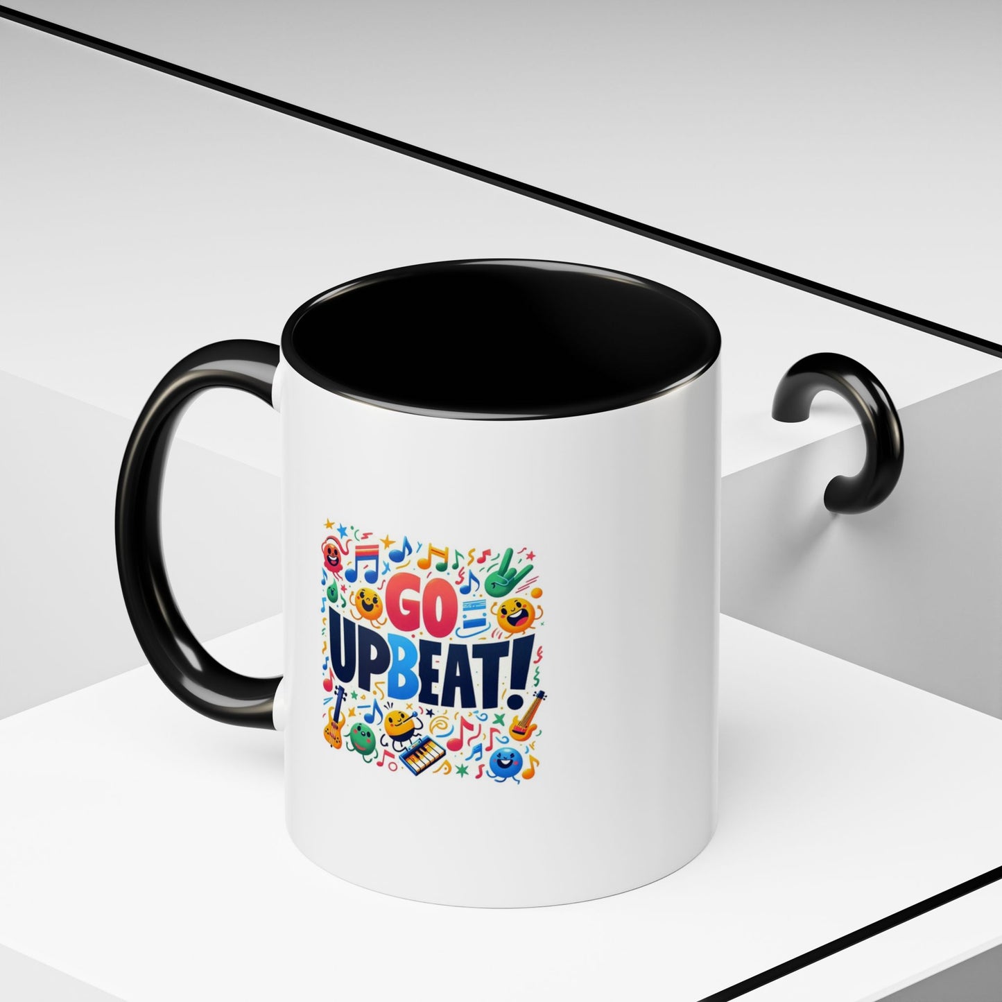 Go Upbeat! | Accent Coffee Mug (11, 15oz)