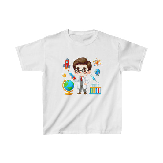 Boy in Lab | Kids Heavy Cotton™ Tee