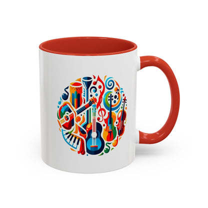 Musical Instruments | Accent Coffee Mug (11, 15oz)