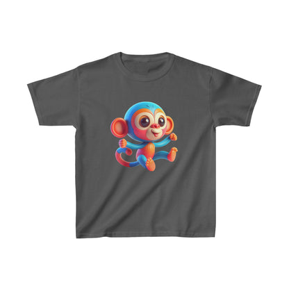 Camiseta de algodón pesado para niños Baby Monkey