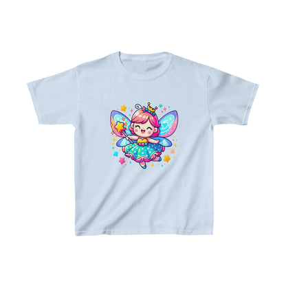 Hada animada | Camiseta de algodón pesado para niños