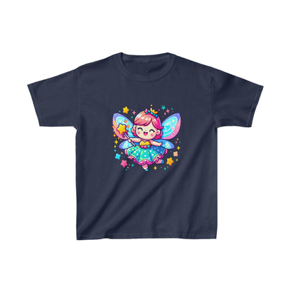 Hada animada | Camiseta de algodón pesado para niños