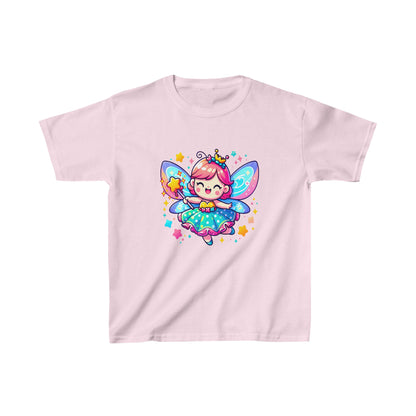 Hada animada | Camiseta de algodón pesado para niños