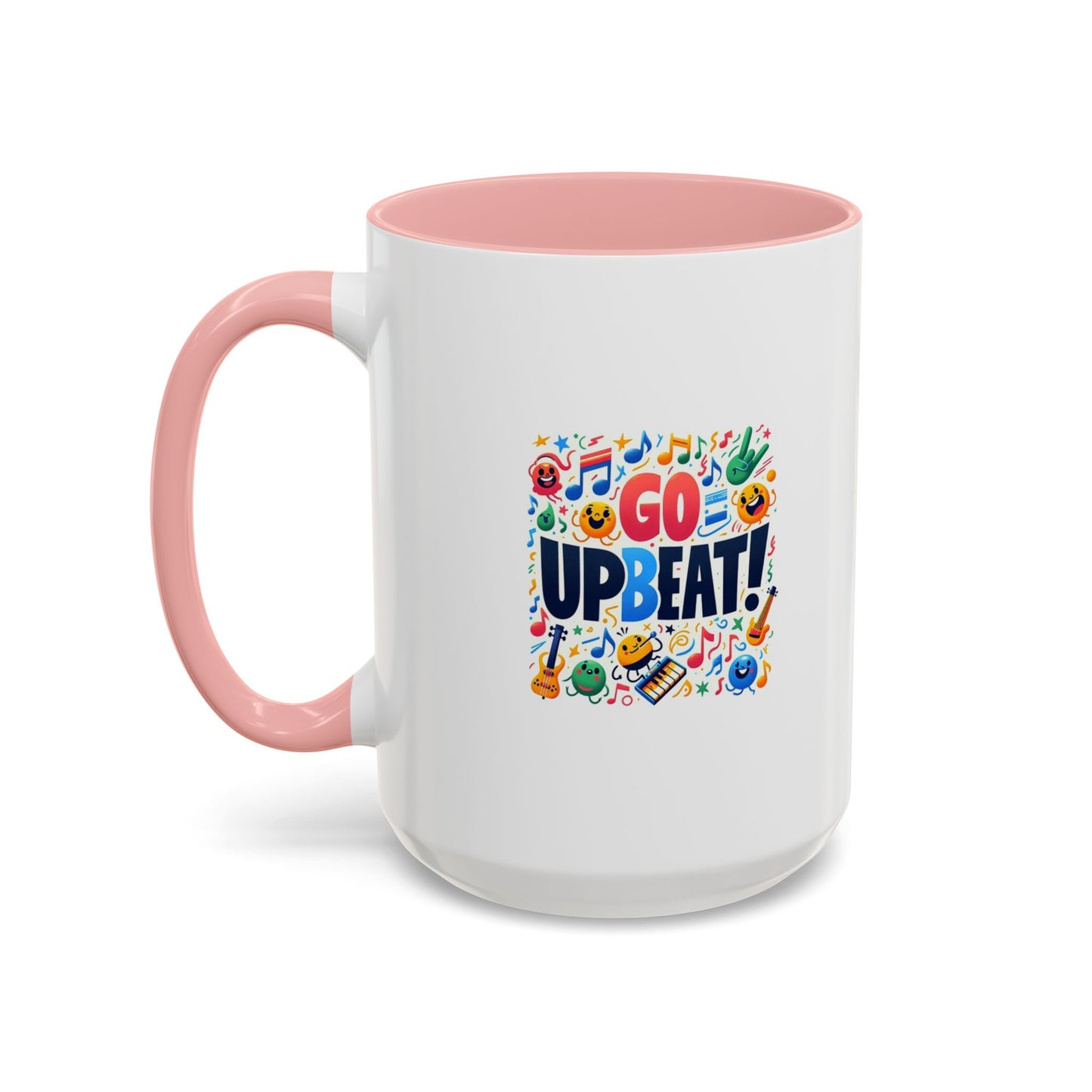 Go Upbeat! | Accent Coffee Mug (11, 15oz)