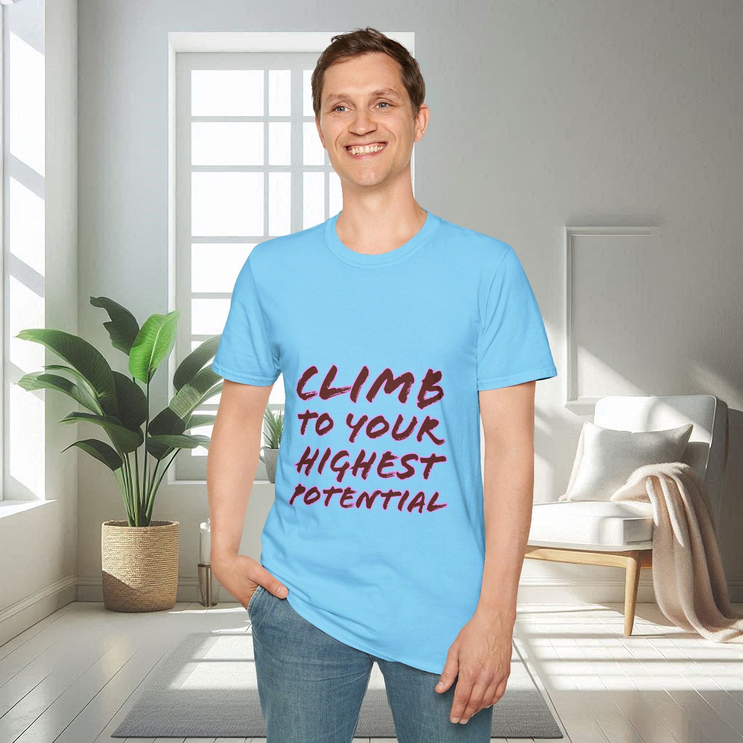 Climb To Your Highest Potential | Unisex Soft T-shirt