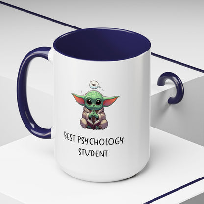 Best Psychology Student | Accent Coffee Mug (11, 15oz)