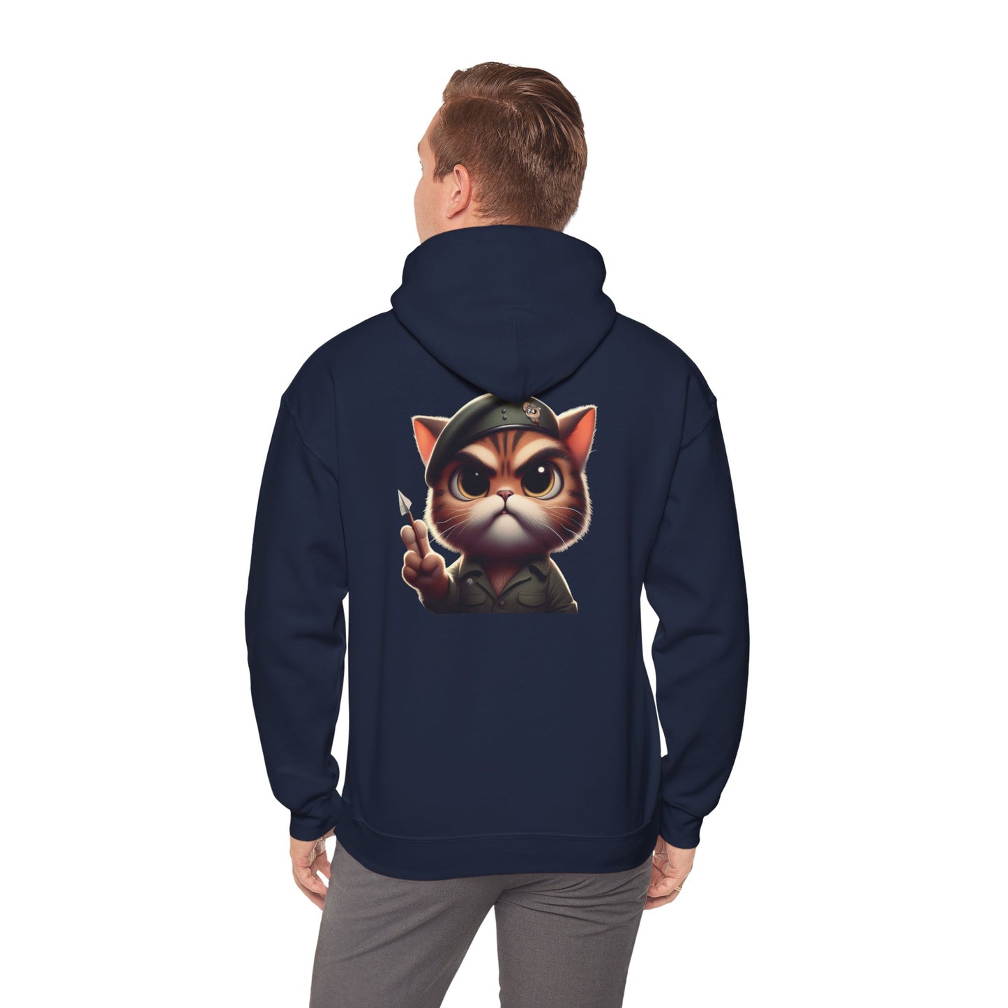 Funny Cat | Unisex Heavy Blend™ Hooded Sweatshirt