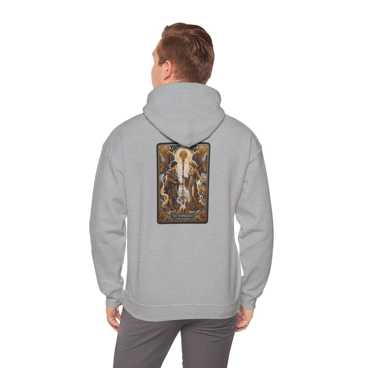 The Temperance | Tarot Card | Unisex Heavy Blend™ Hooded Sweatshirt