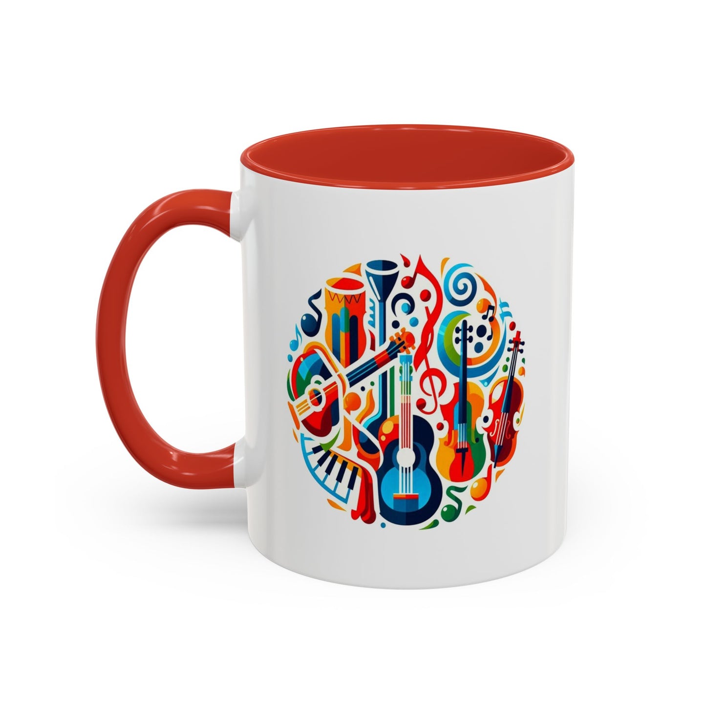 Musical Instruments | Accent Coffee Mug (11, 15oz)