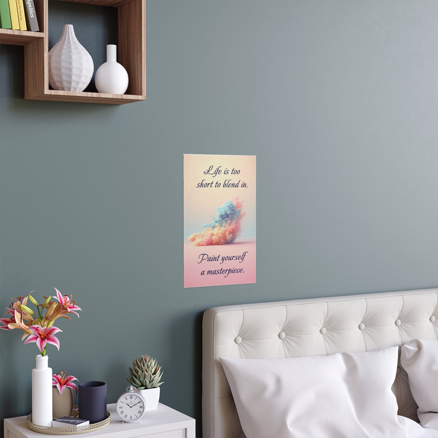 Paint Yourself A Masterpiece | Indoor and Outdoor Silk Poster