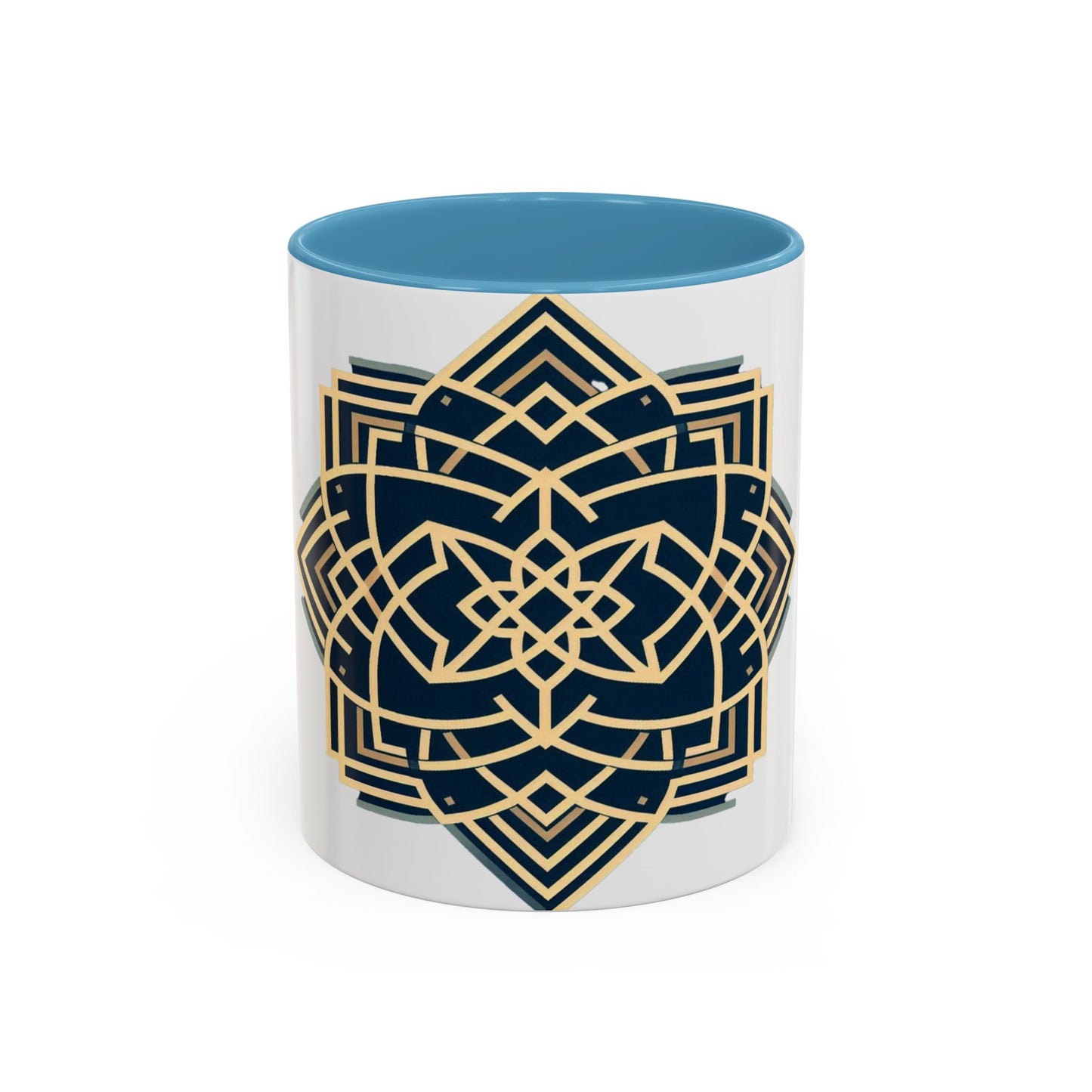 Royal Geometric Pattern | Accent Coffee Mug (11, 15oz)