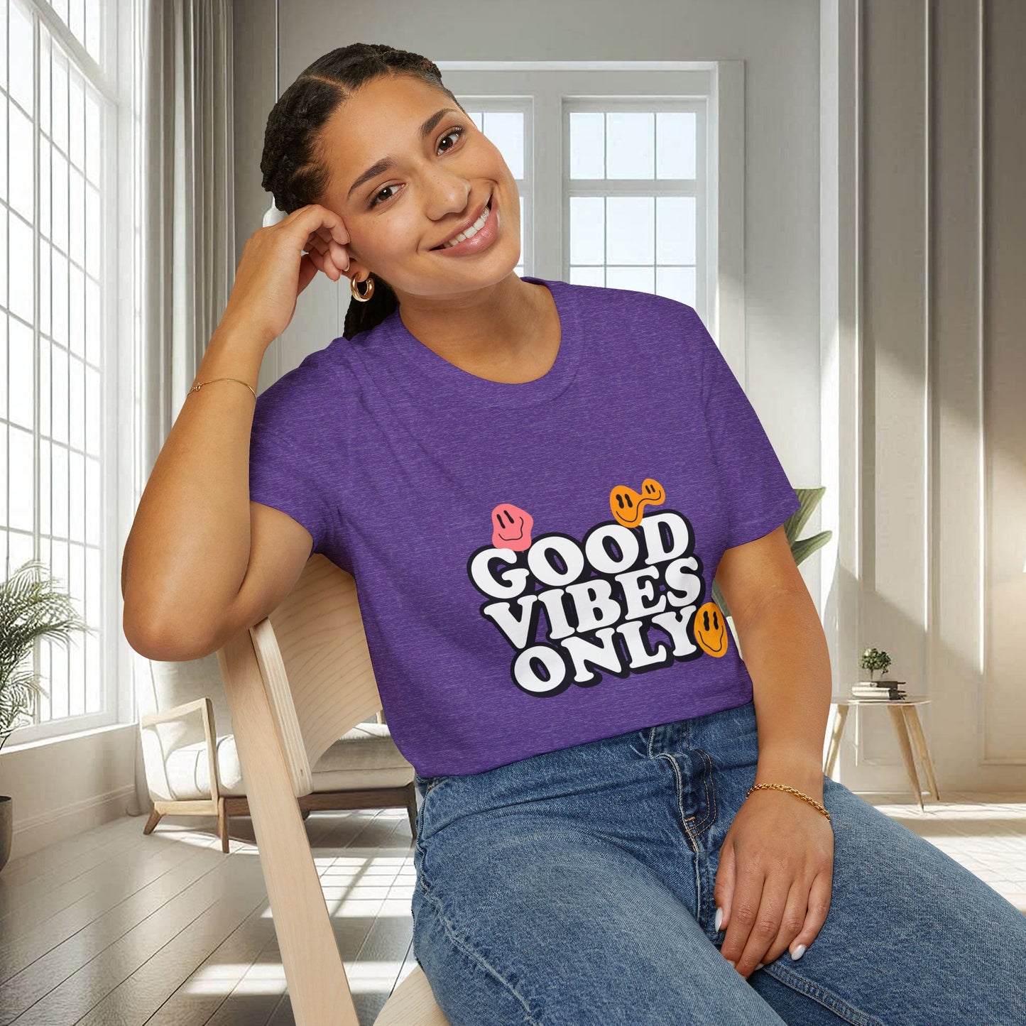 Good Vibes Only | T-shirt doux unisexe