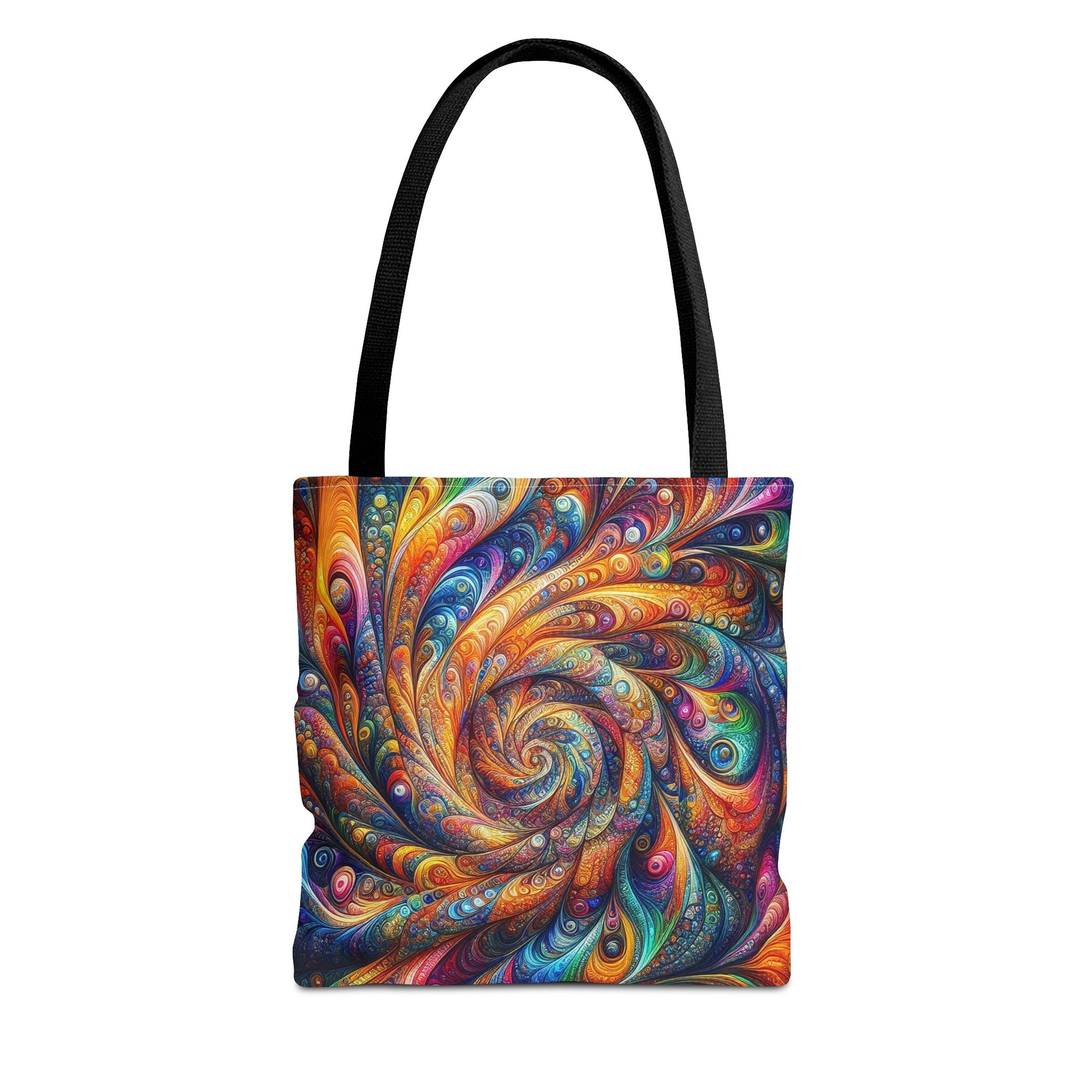 Colorful 3D Swirl Patterns | Tote Bag