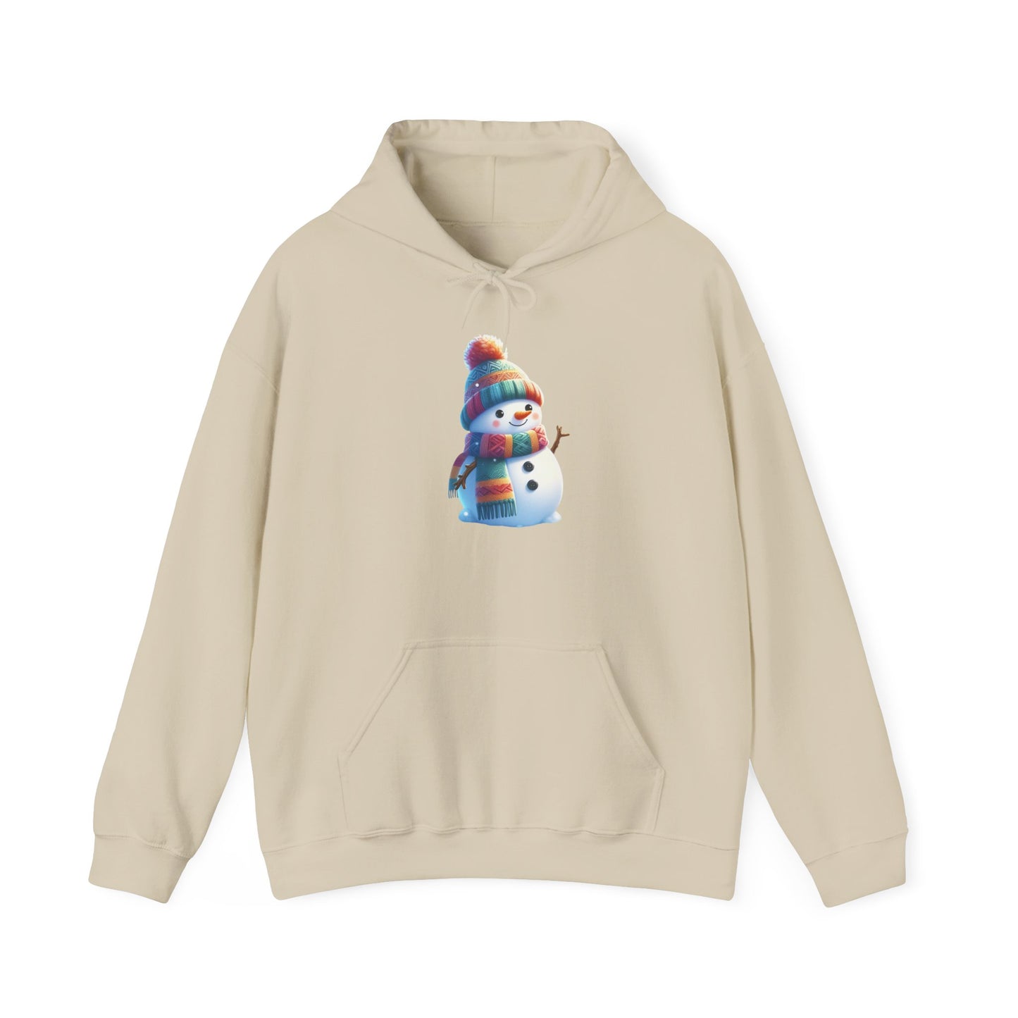 Snowman with a Muffler | Unisex Heavy Blend™ Hooded Sweatshirt