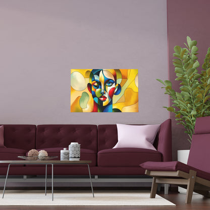 Modern Art | Indoor and Outdoor Silk Poster