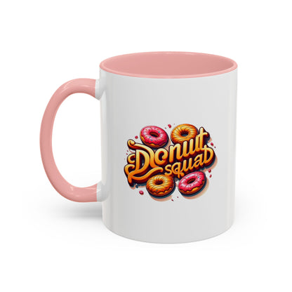 Taza de café con acento de Donut Squad (11 oz y 15 oz)