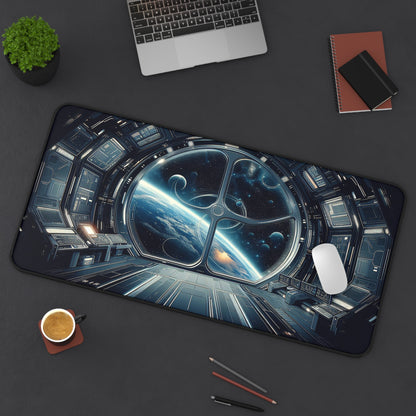 Earth View from Space Station | Desk Mat