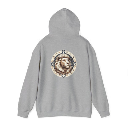 Lion | Signe du zodiaque | Sweat à capuche unisexe Heavy Blend™