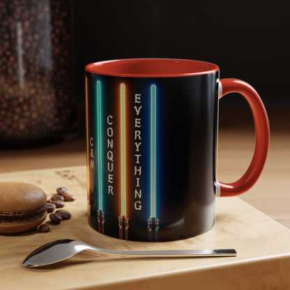 Strength Within You Can Conquer Everything | Accent Coffee Mug (11oz)