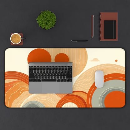 Abstract Circles | Desk Mat