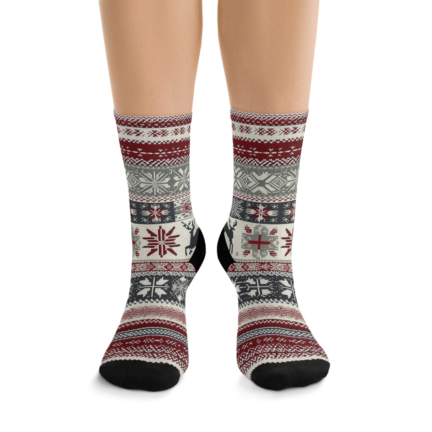 Modèle de tricot nordique | Chaussettes confortables