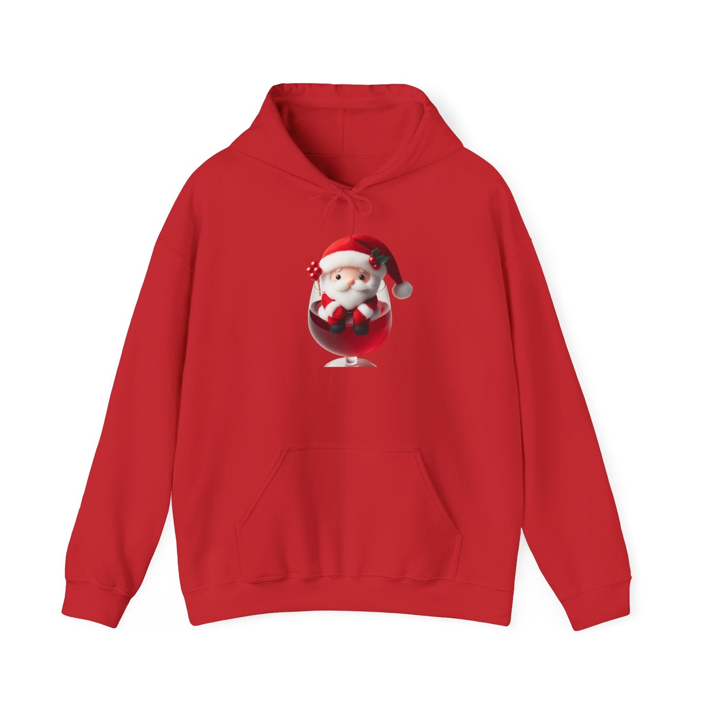 Santa in Red Wine | Unisex Heavy Blend™ Hooded Sweatshirt