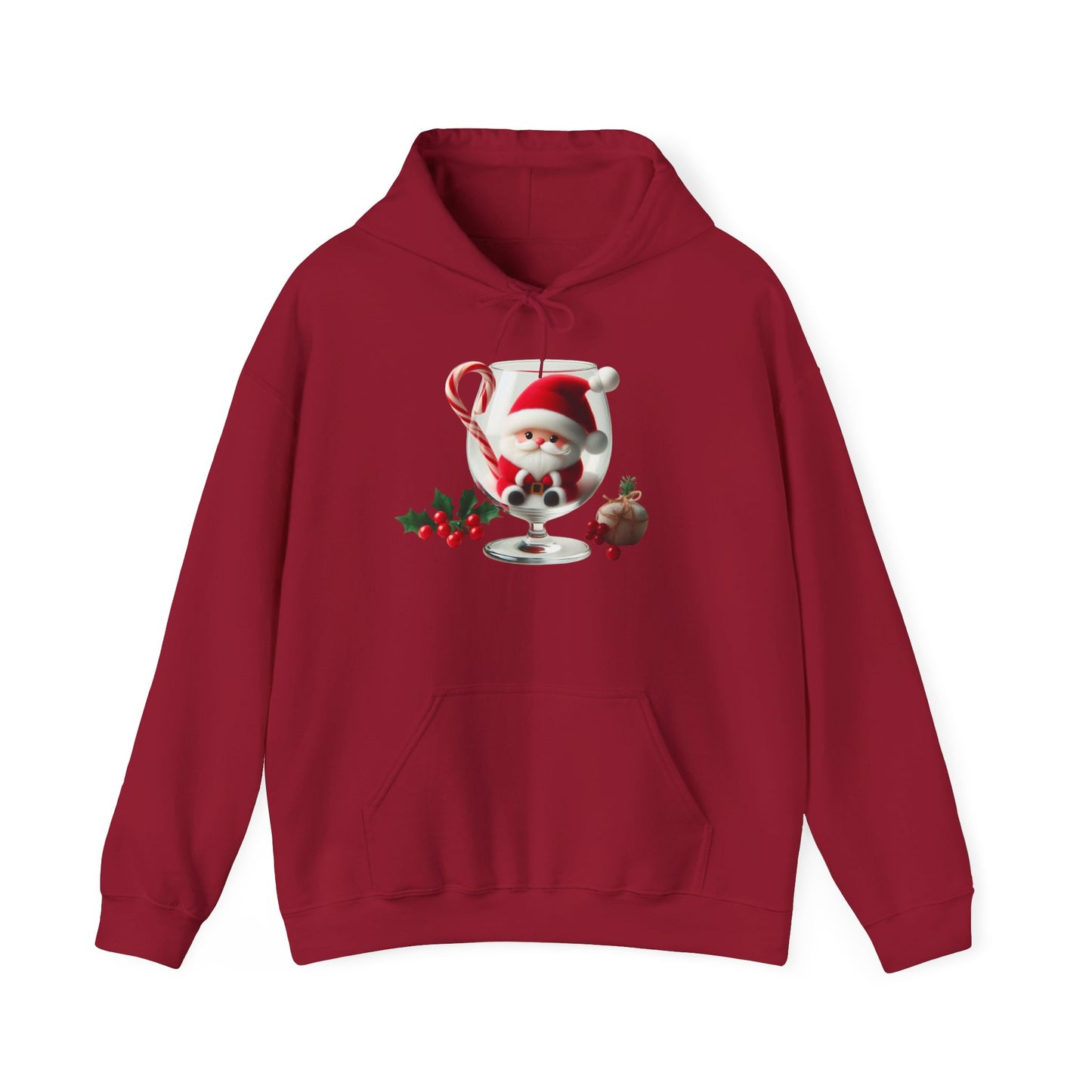 Festive Santa | Unisex Heavy Blend™ Hooded Sweatshirt